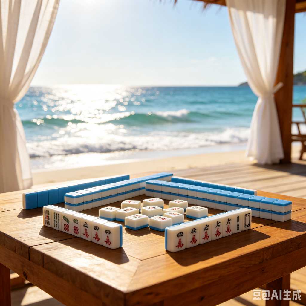 modern oriental mahjong set